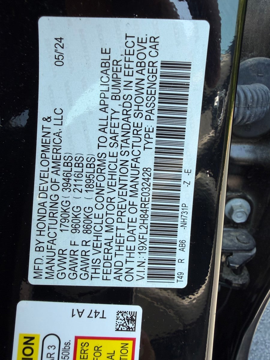 2024 Honda Civic Sport