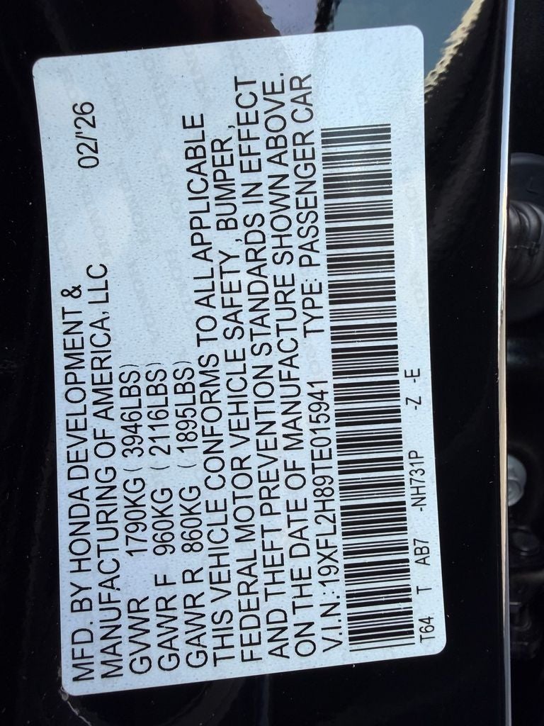 2026 Honda Civic Sport