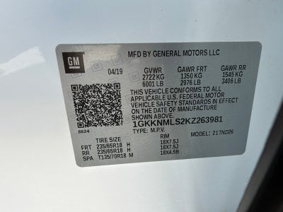 2019 GMC Acadia SLT-1
