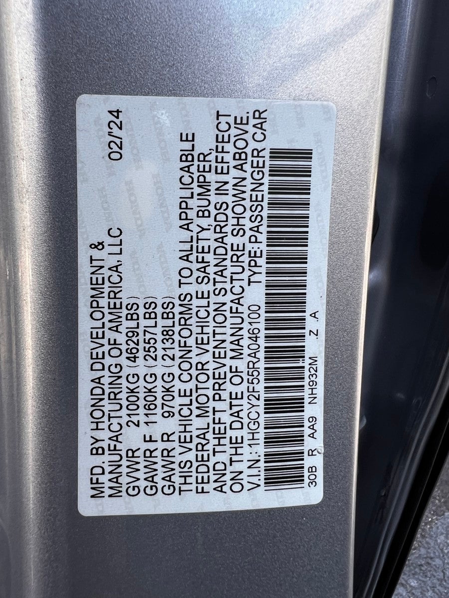 2024 Honda Accord Hybrid Sport