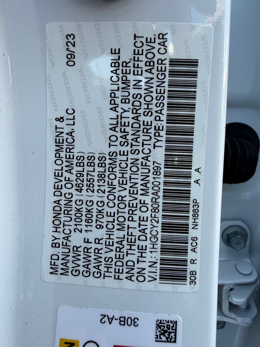 2024 Honda Accord Hybrid Touring