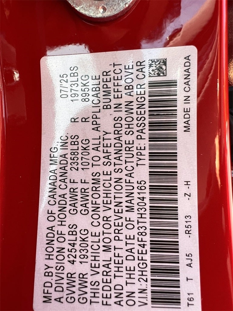 2026 Honda Civic Hybrid Sport Touring