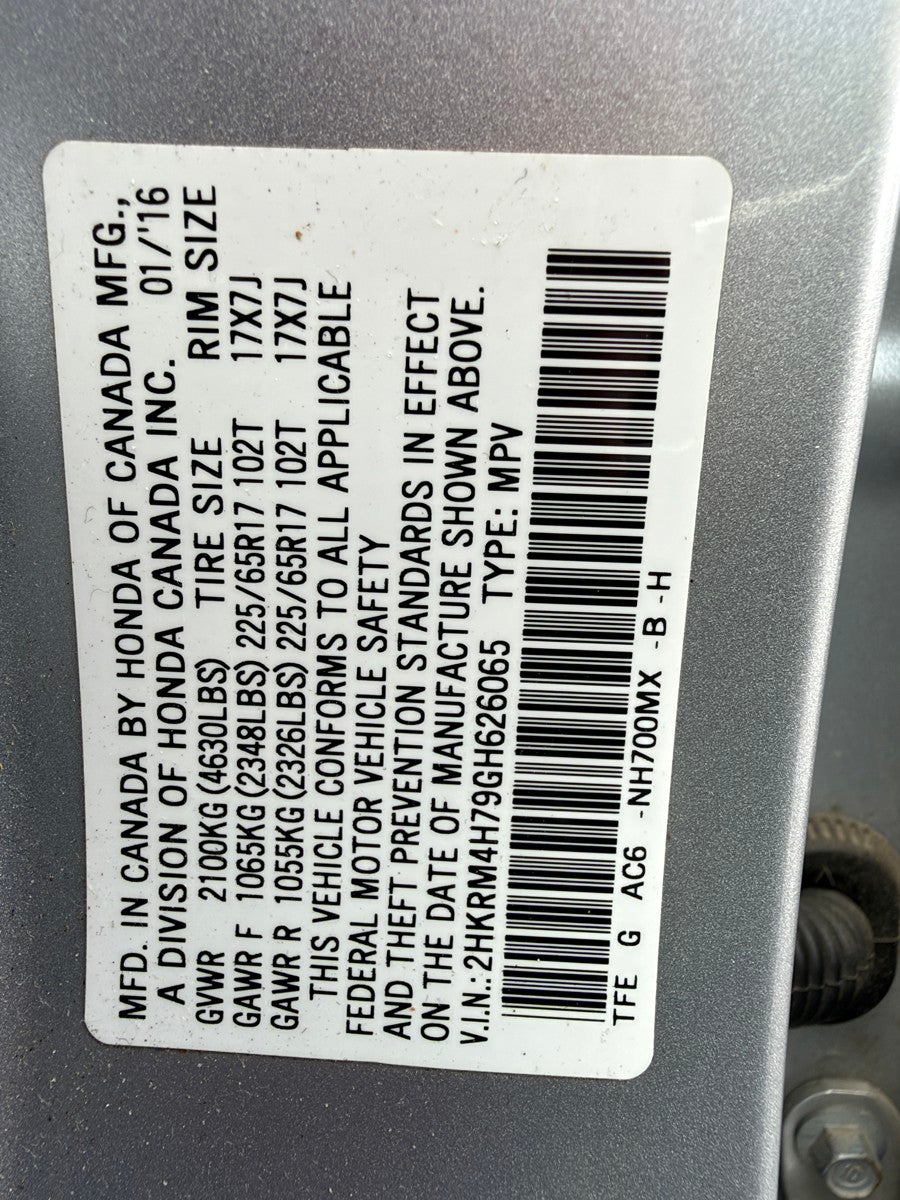 2016 Honda CR-V EX-L