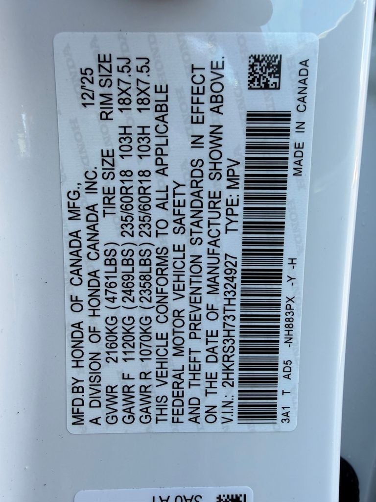 2026 Honda CR-V EX-L