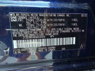 2025 Toyota RAV4 XLE Premium