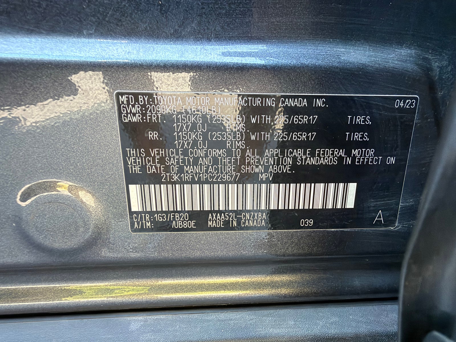 2023 Toyota RAV4 LE
