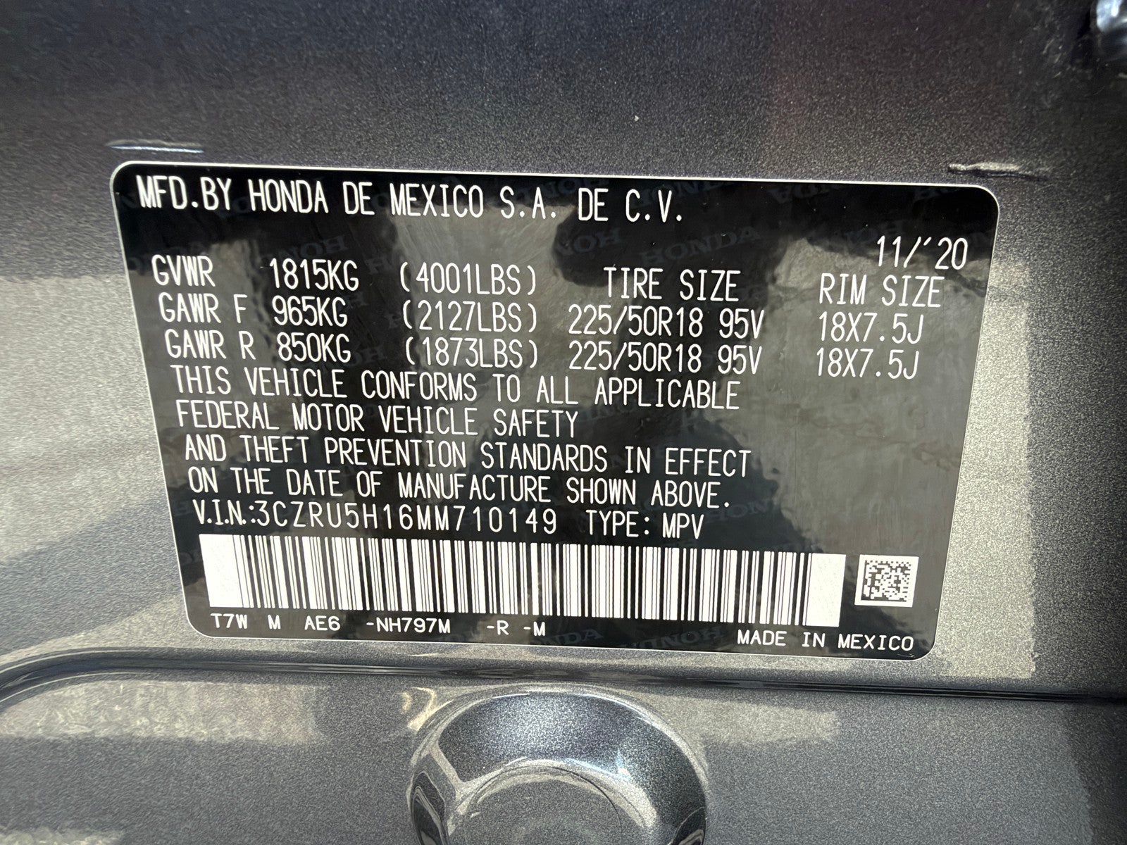 2021 Honda HR-V Sport