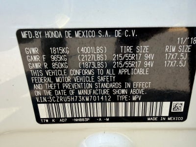 2019 Honda HR-V EX-L