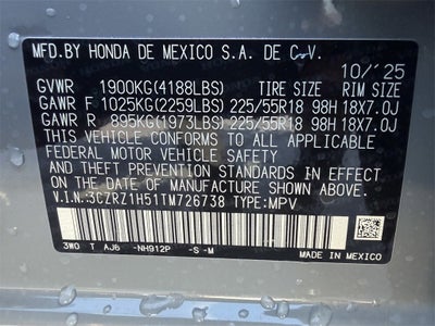 2026 Honda HR-V Sport