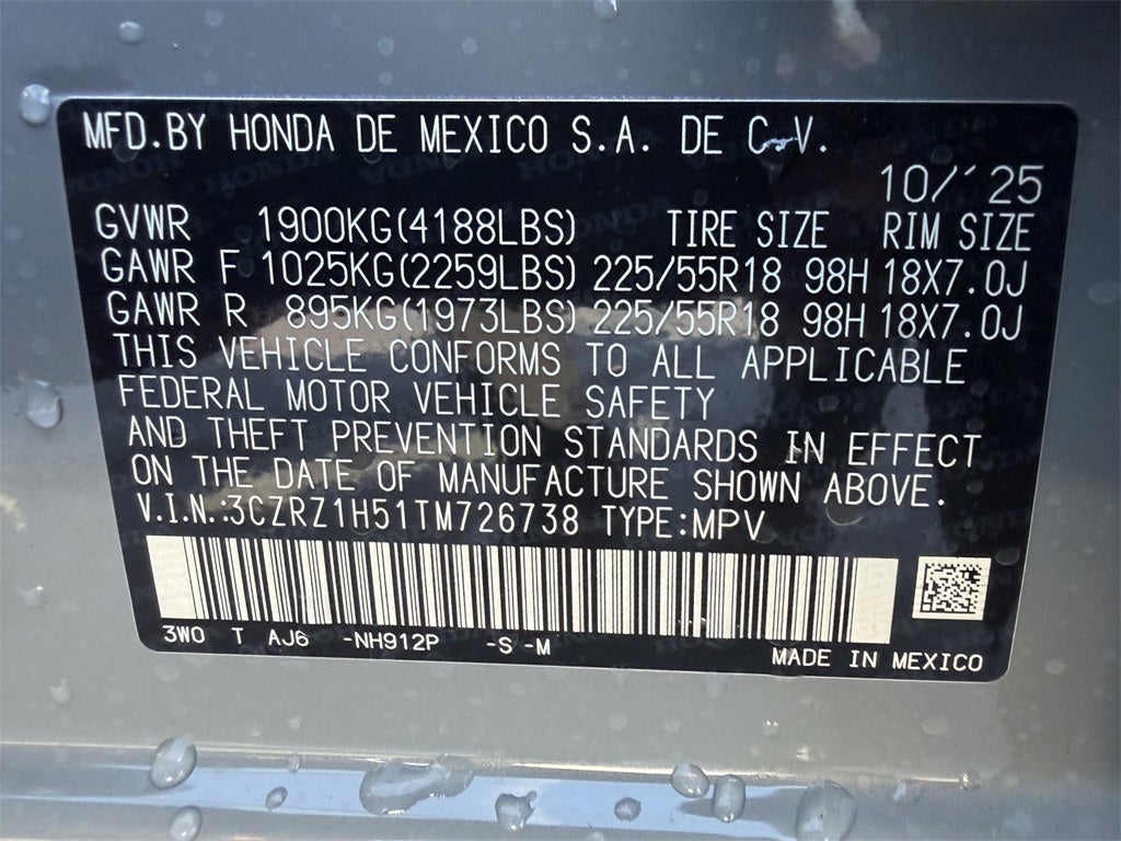 2026 Honda HR-V Sport