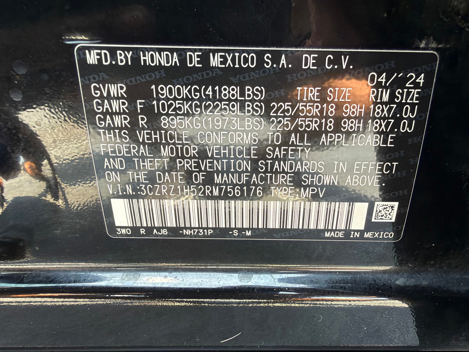 2024 Honda HR-V Sport
