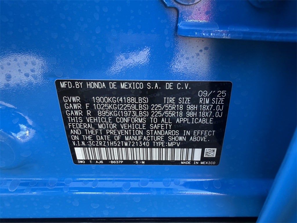 2026 Honda HR-V Sport