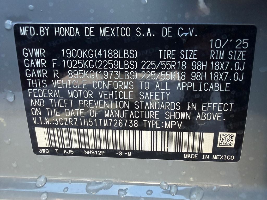 2026 Honda HR-V Sport