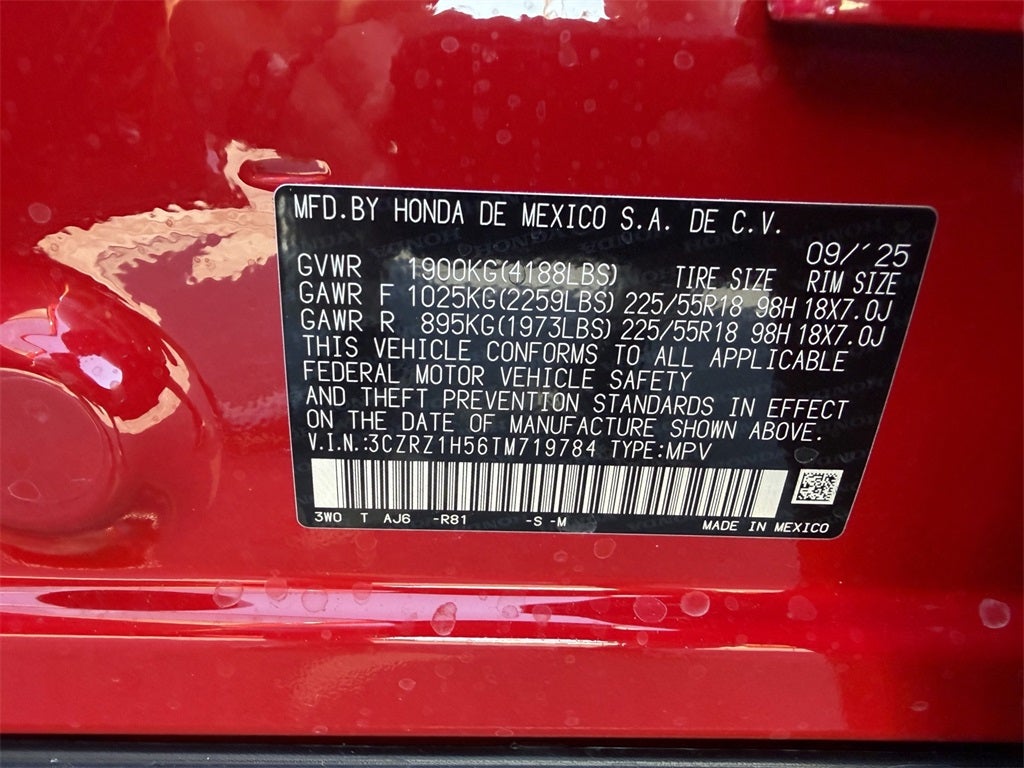 2026 Honda HR-V Sport