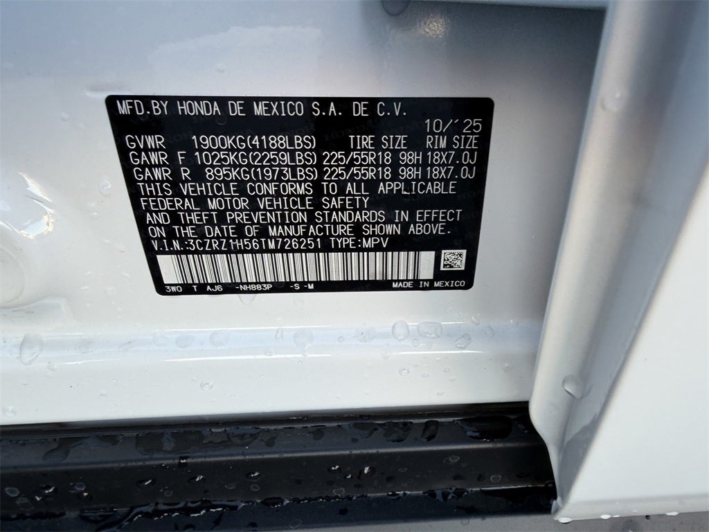 2026 Honda HR-V Sport