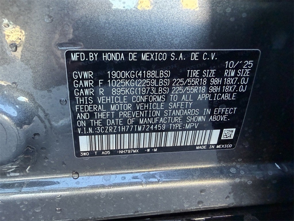 2026 Honda HR-V EX-L