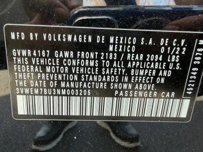 2022 Volkswagen Jetta 1.5T SE