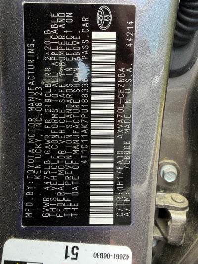 2023 Toyota Camry LE
