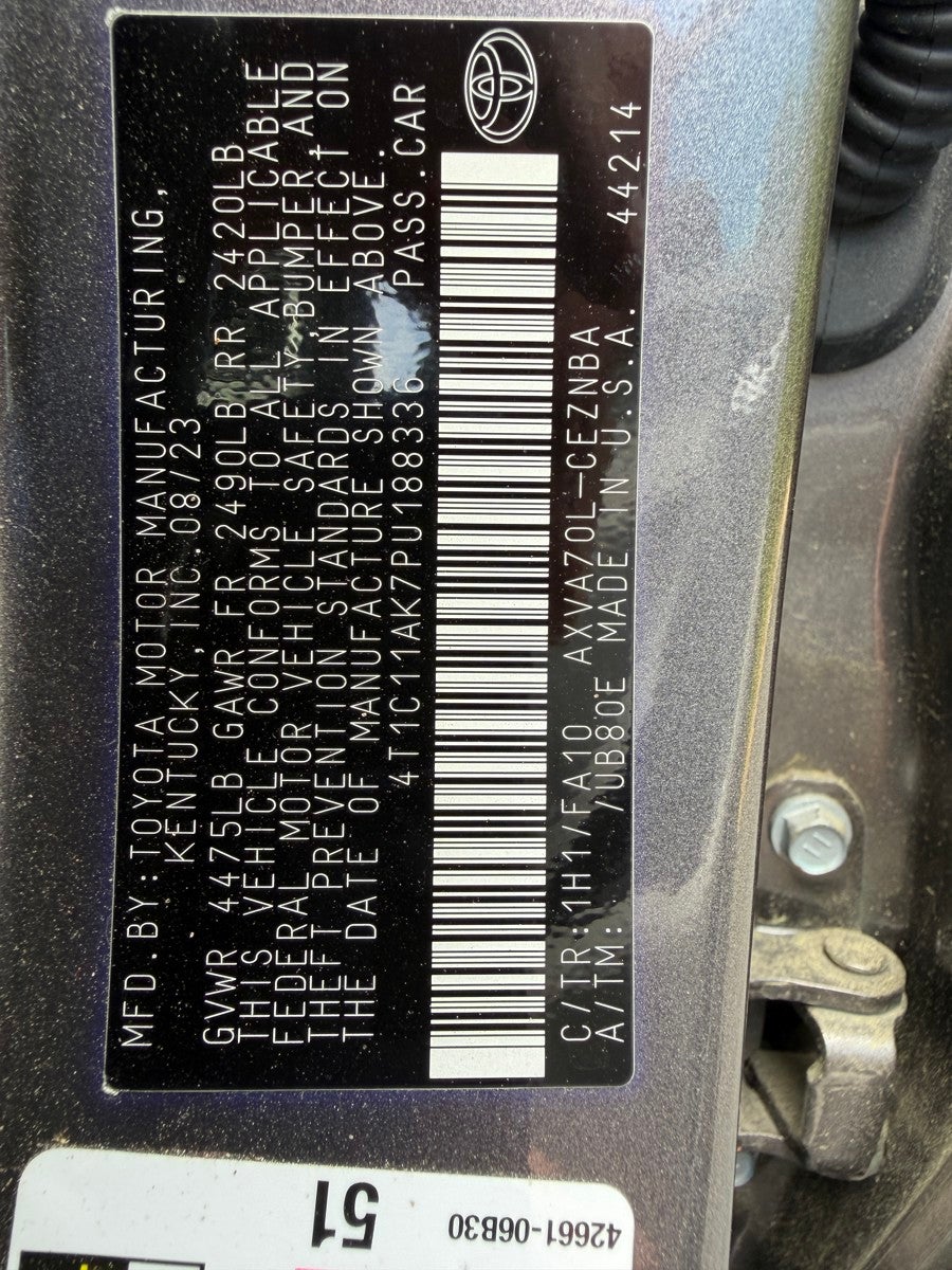 2023 Toyota Camry LE