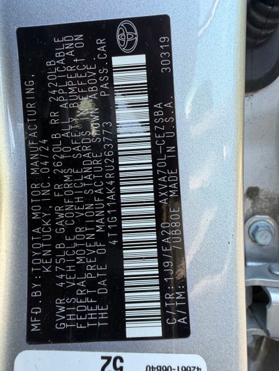 2024 Toyota Camry SE