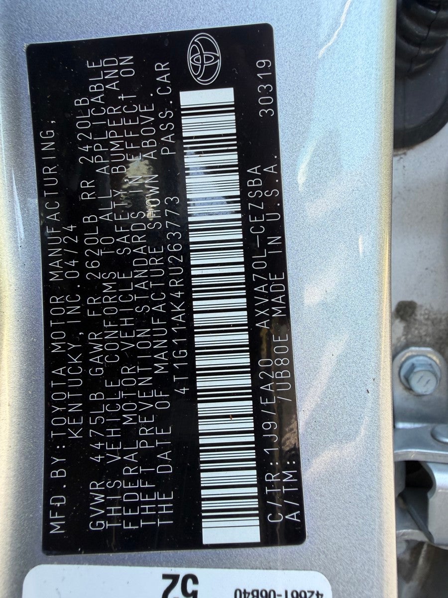 2024 Toyota Camry SE