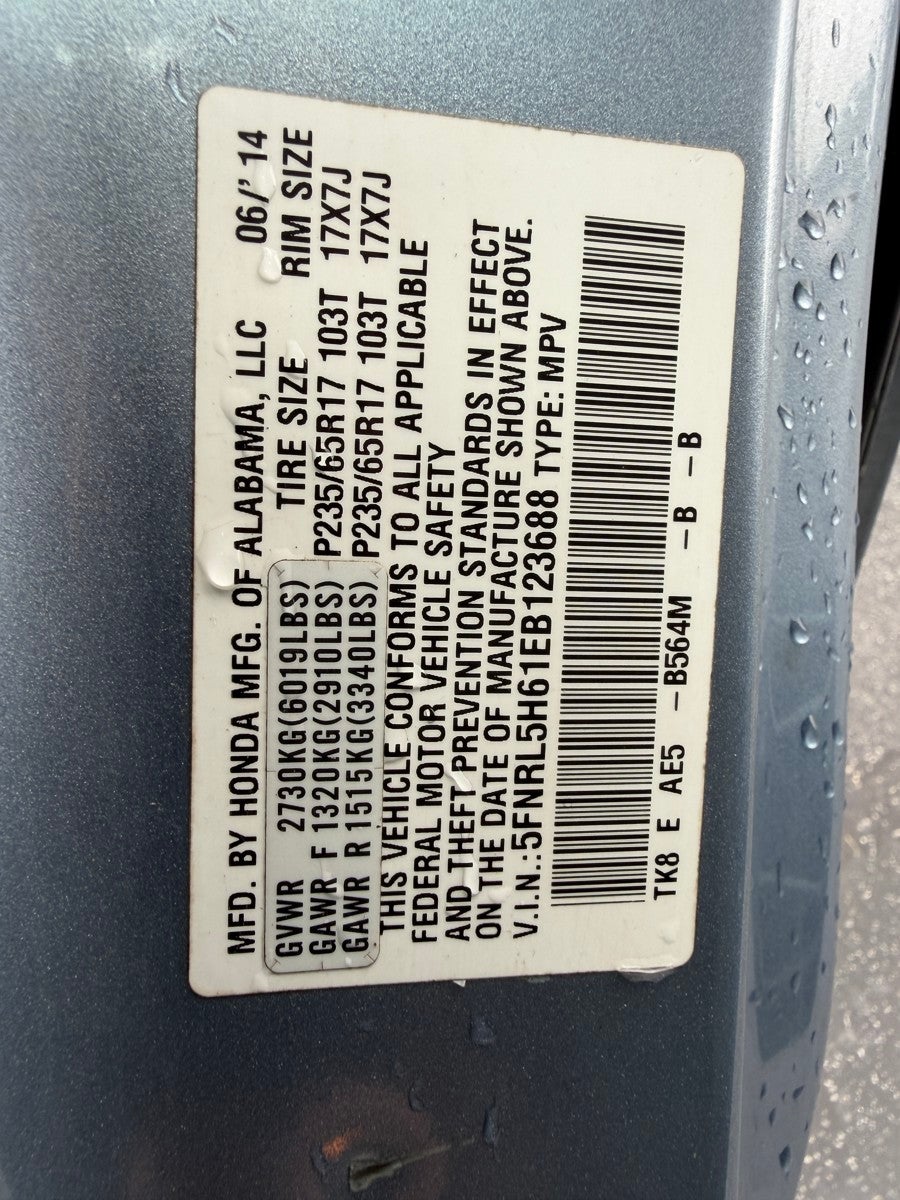 2014 Honda Odyssey EX-L
