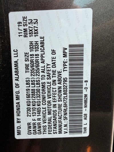 2020 Honda Odyssey EX-L