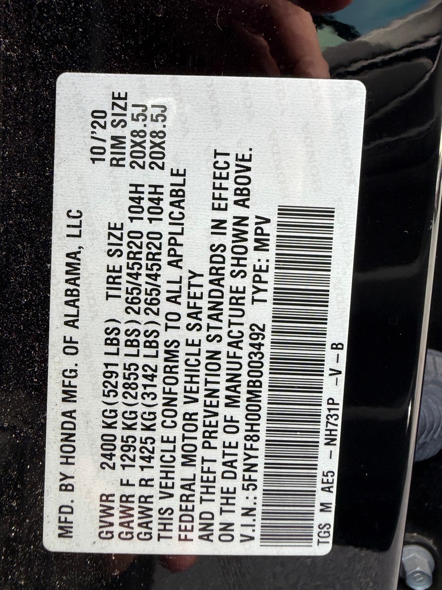 2021 Honda Passport Elite