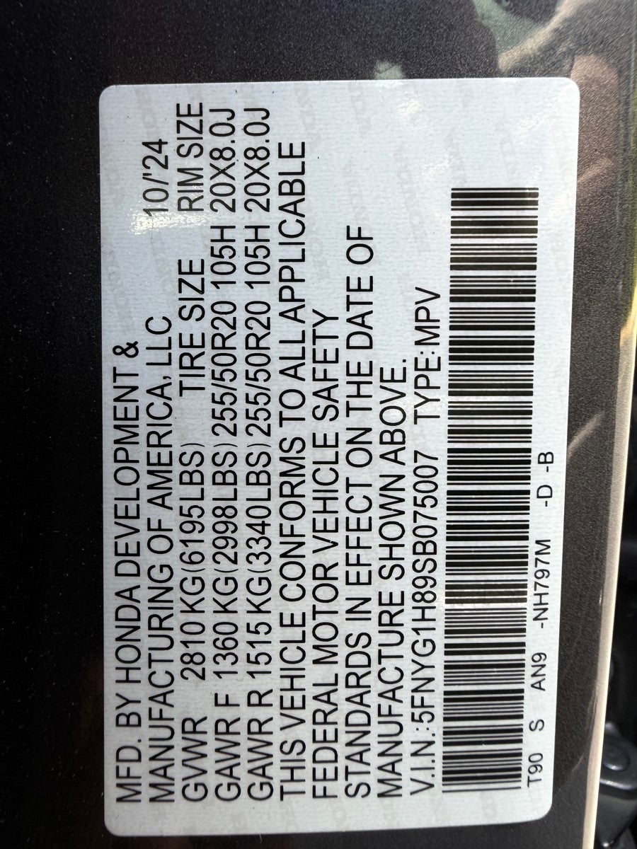2025 Honda Pilot Elite