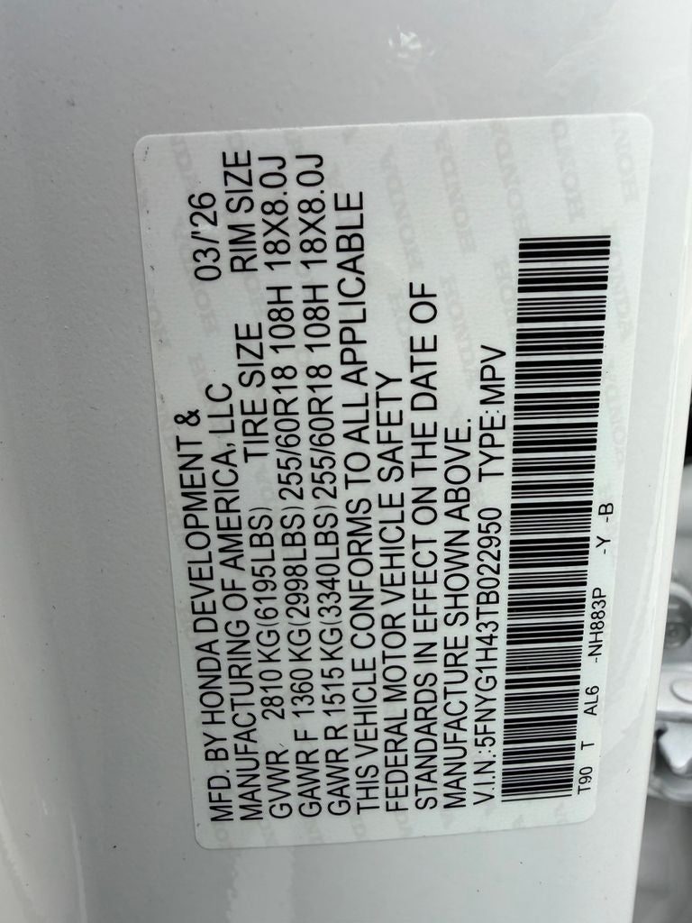 2026 Honda Pilot EX-L