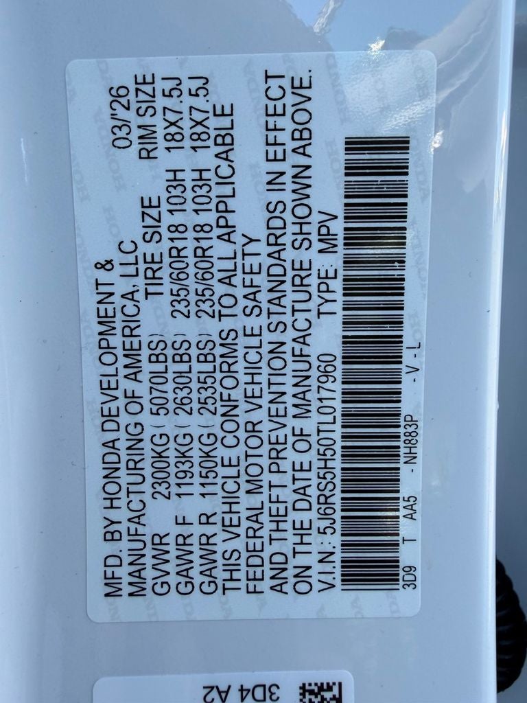 2026 Honda CR-V EX-L