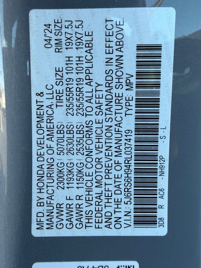 2024 Honda CR-V Hybrid Sport Touring