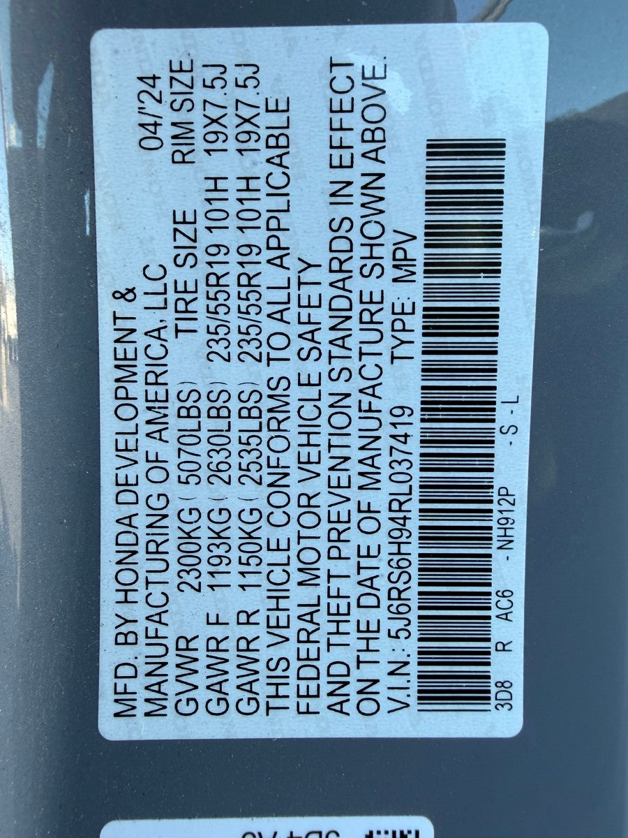 2024 Honda CR-V Hybrid Sport Touring