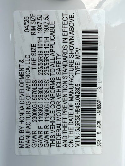 2025 Honda CR-V Hybrid Sport Touring