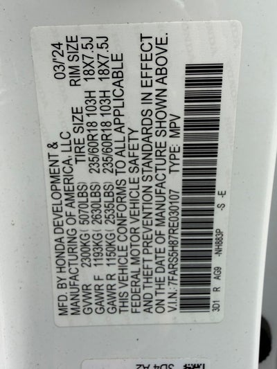 2024 Honda CR-V Hybrid Sport-L