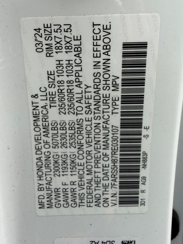 2024 Honda CR-V Hybrid Sport-L