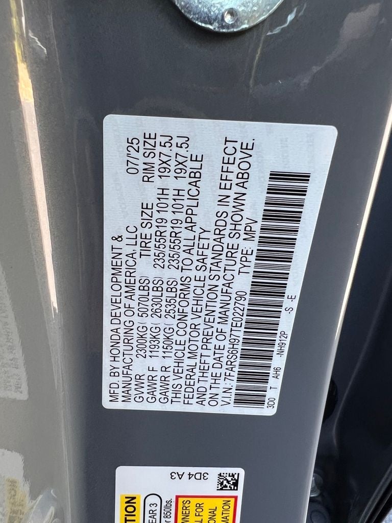 2026 Honda CR-V Hybrid Sport Touring