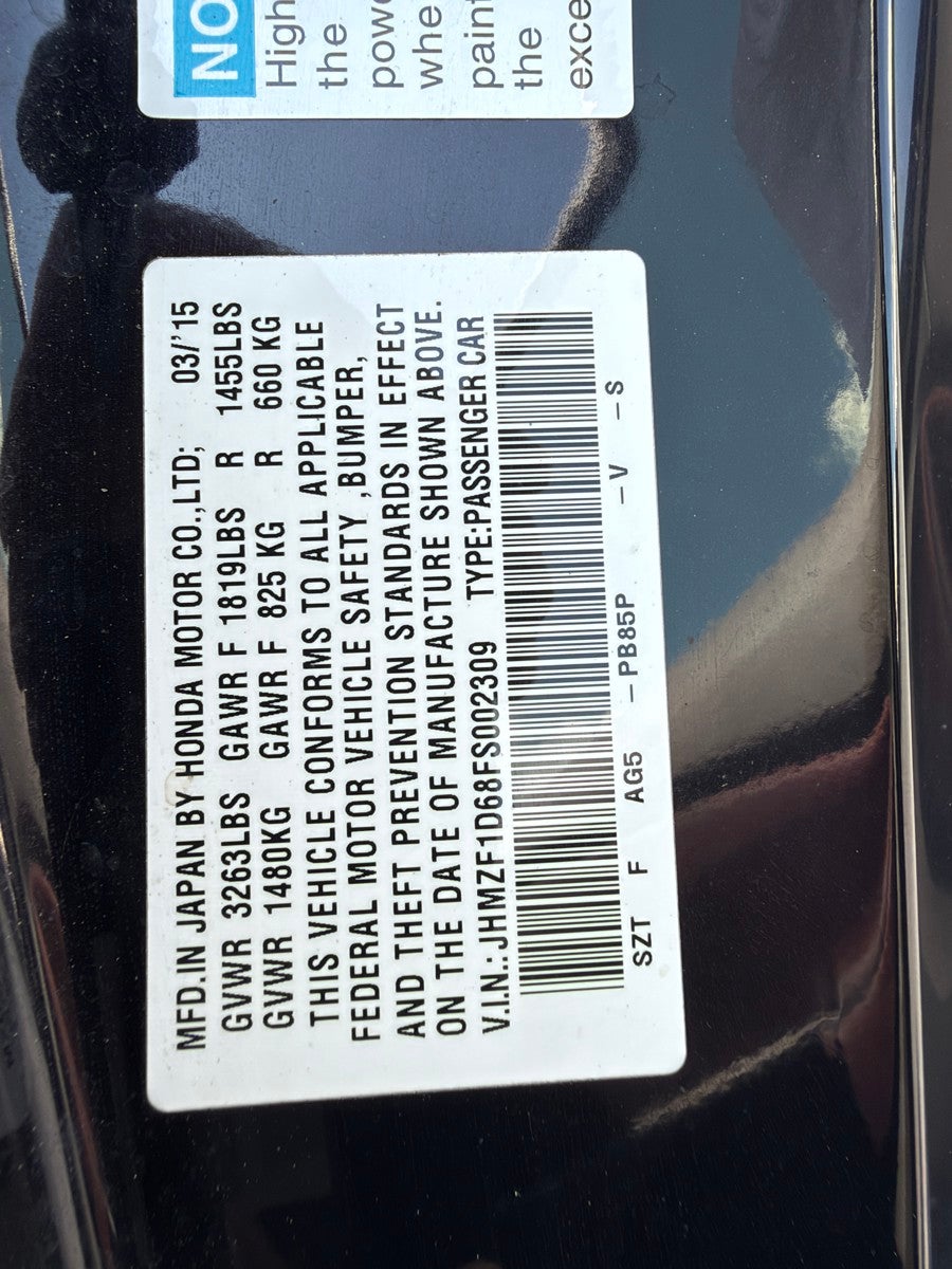 2015 Honda CR-Z EX