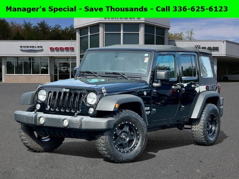 Used 2017 Jeep Wrangler Unlimited For Sale Asheboro NC | P7468