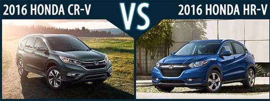 New Honda CR-V vs. New Honda HR-V