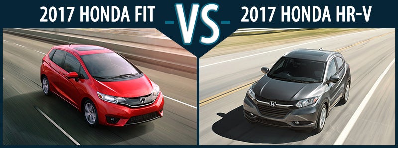 New Honda Fit vs New Honda HR-V in Asheboro NC