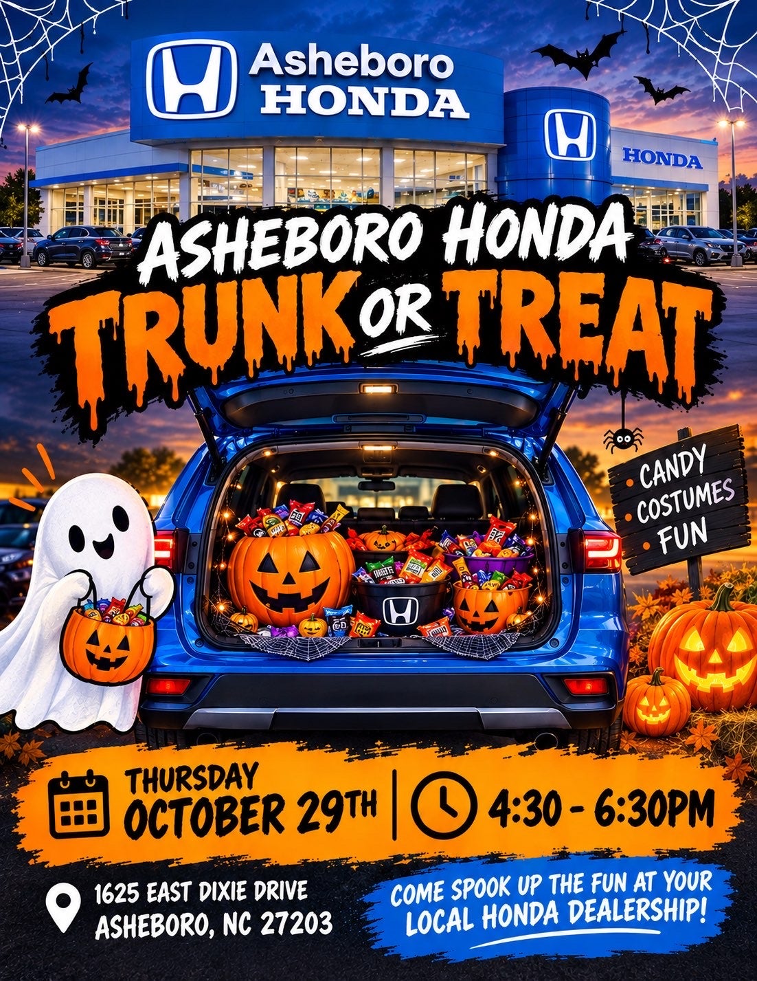 Asheboro Honda Trunk or Treat